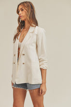 Load image into Gallery viewer, Tailored Linen Blazer
